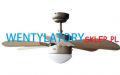 Wentylator sufitowy Turbo Swirl Titanium (widok z boku)