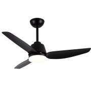 Wentylator sufitowy HELIOS 106cm DAXTON z silnikiem DC + pilot | czarny