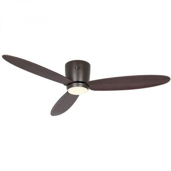 Wentylator sufitowy / lampowentylator ECO PLANO II 132cm z pilotem brąz