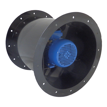 Wentylator 450/KAN/8-8/50/400/N (widok z boku)