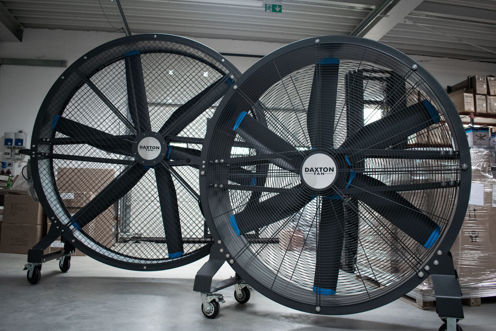 Wentylator podłogowy, cyrkulator przemysłowy mobilny HVLS 1,5 m HDY-1.5-32