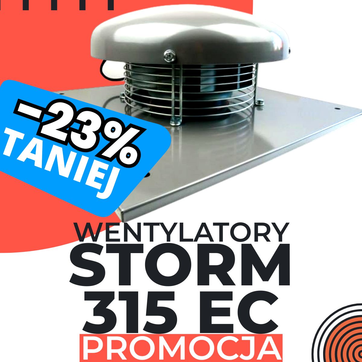 Wentylatory Dachowe Storm 315EC